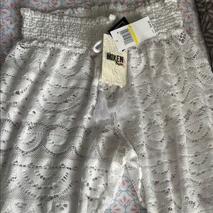 Miken White Lace Trousers